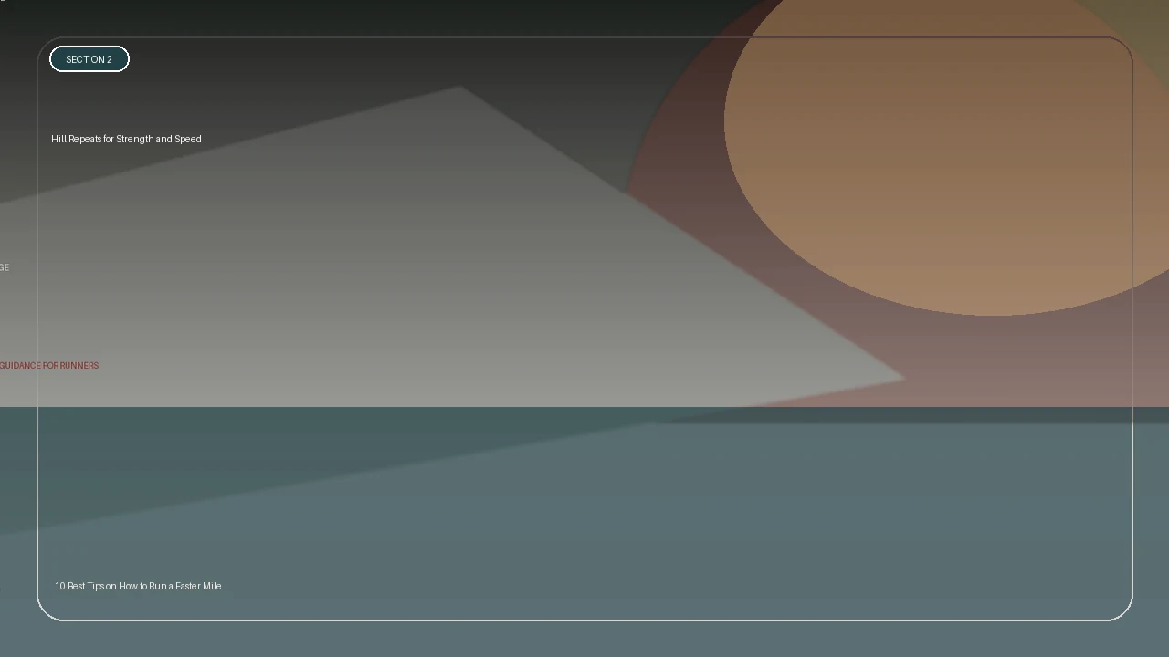 Hill Repeats for Strength and Speed supporting running article image