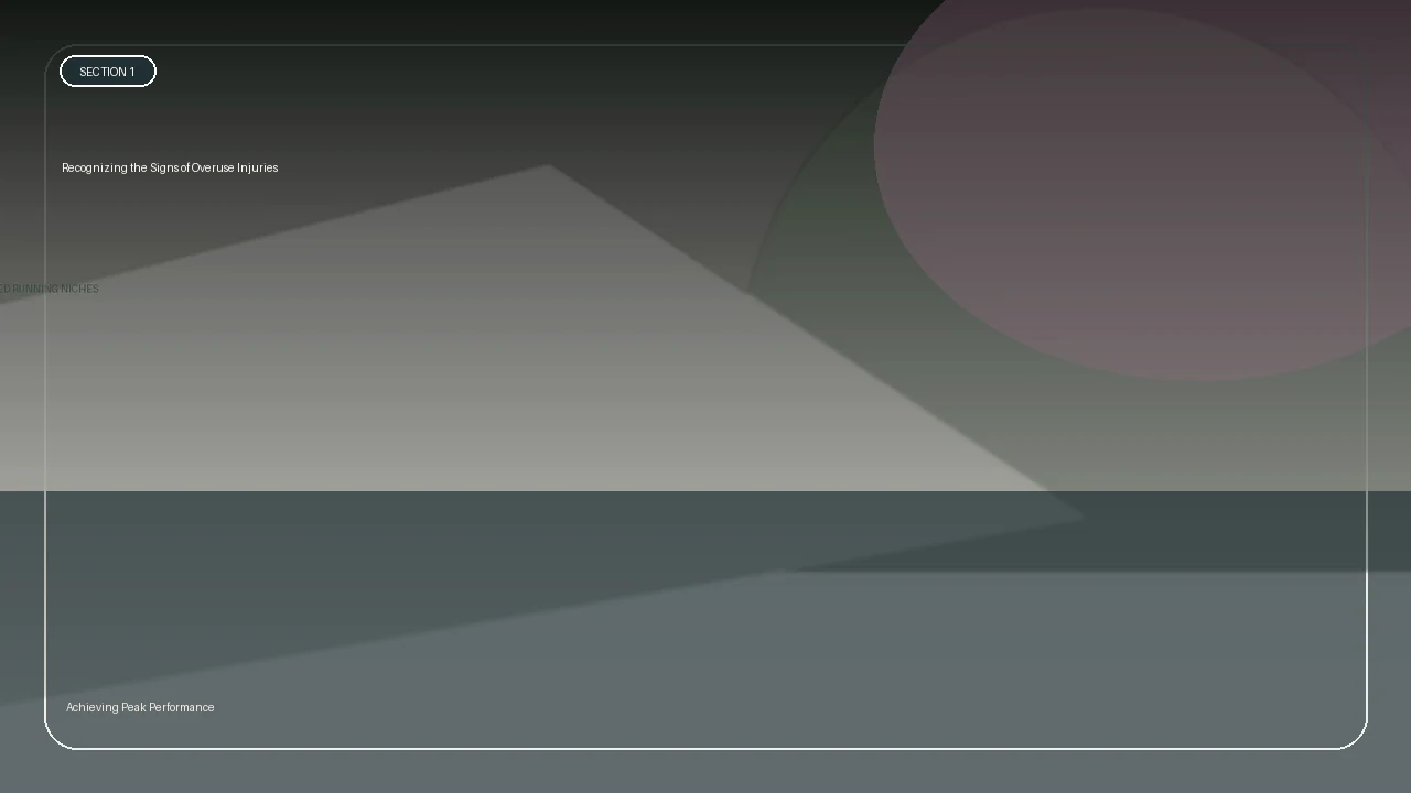 Recognizing the Signs of Overuse Injuries supporting running article image