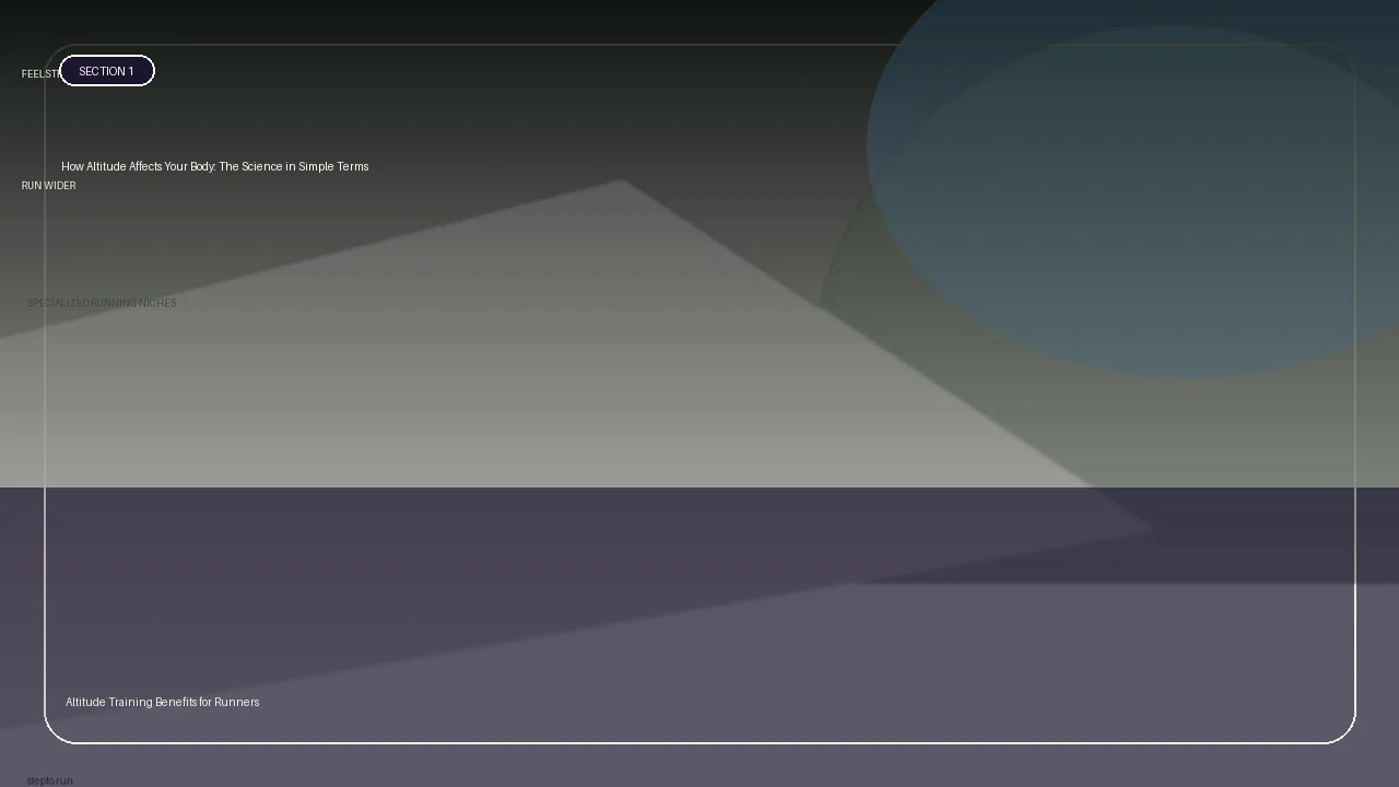How Altitude Affects Your Body: The Science in Simple Terms supporting running article image