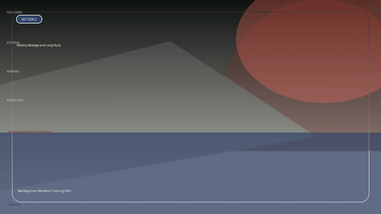 Weekly Mileage and Long Runs supporting running article image