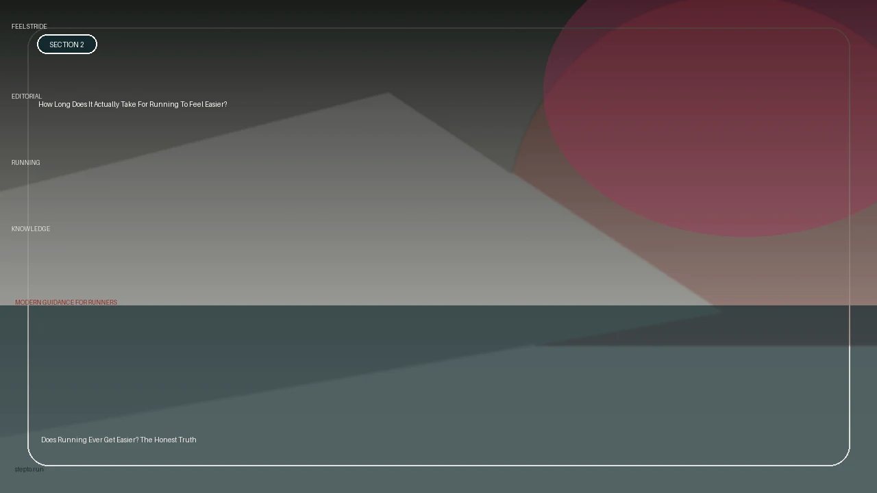 How Long Does It Actually Take For Running To Feel Easier? supporting running article image