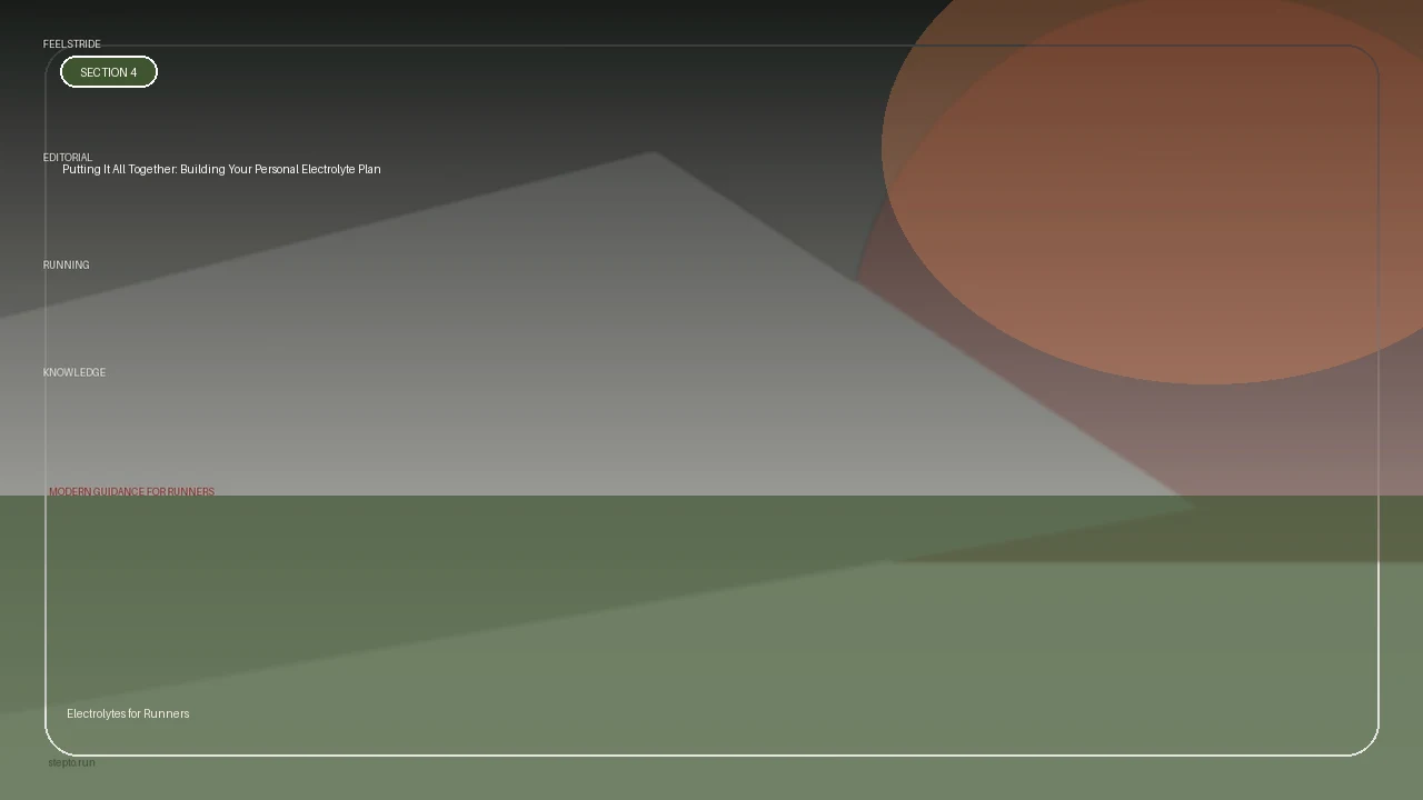 Putting It All Together: Building Your Personal Electrolyte Plan supporting running article image