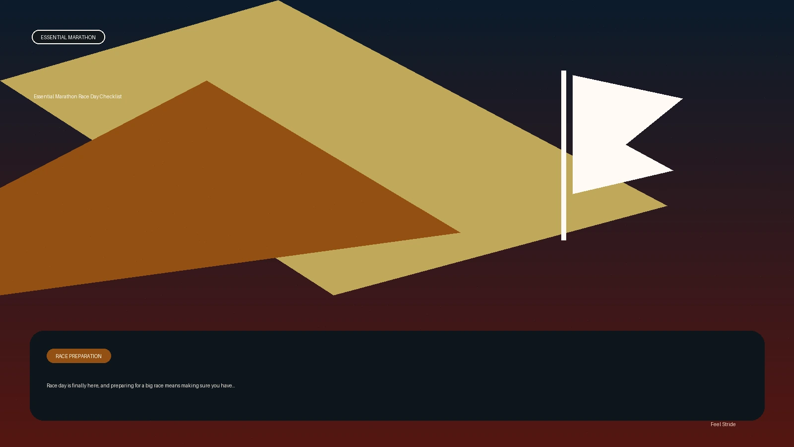 Essential Marathon Race Day Checklist featured image for race preparation guidance