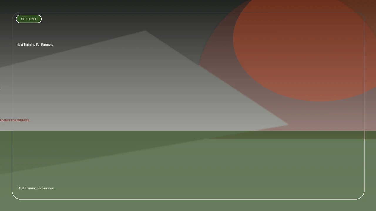 Heat Training For Runners supporting running article image