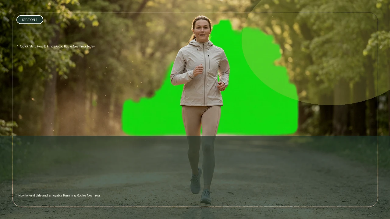 1. Quick Start: How to Find a Good Route Near You Today supporting running article image