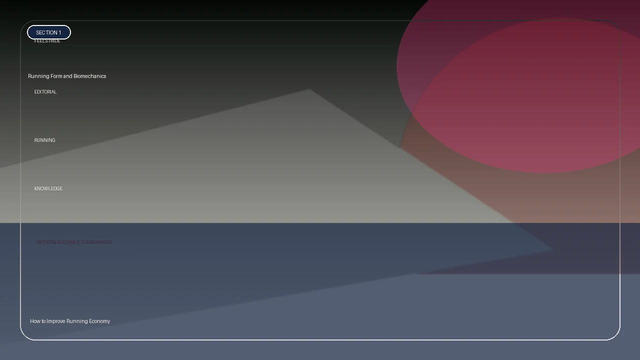 Running Form and Biomechanics supporting running article image