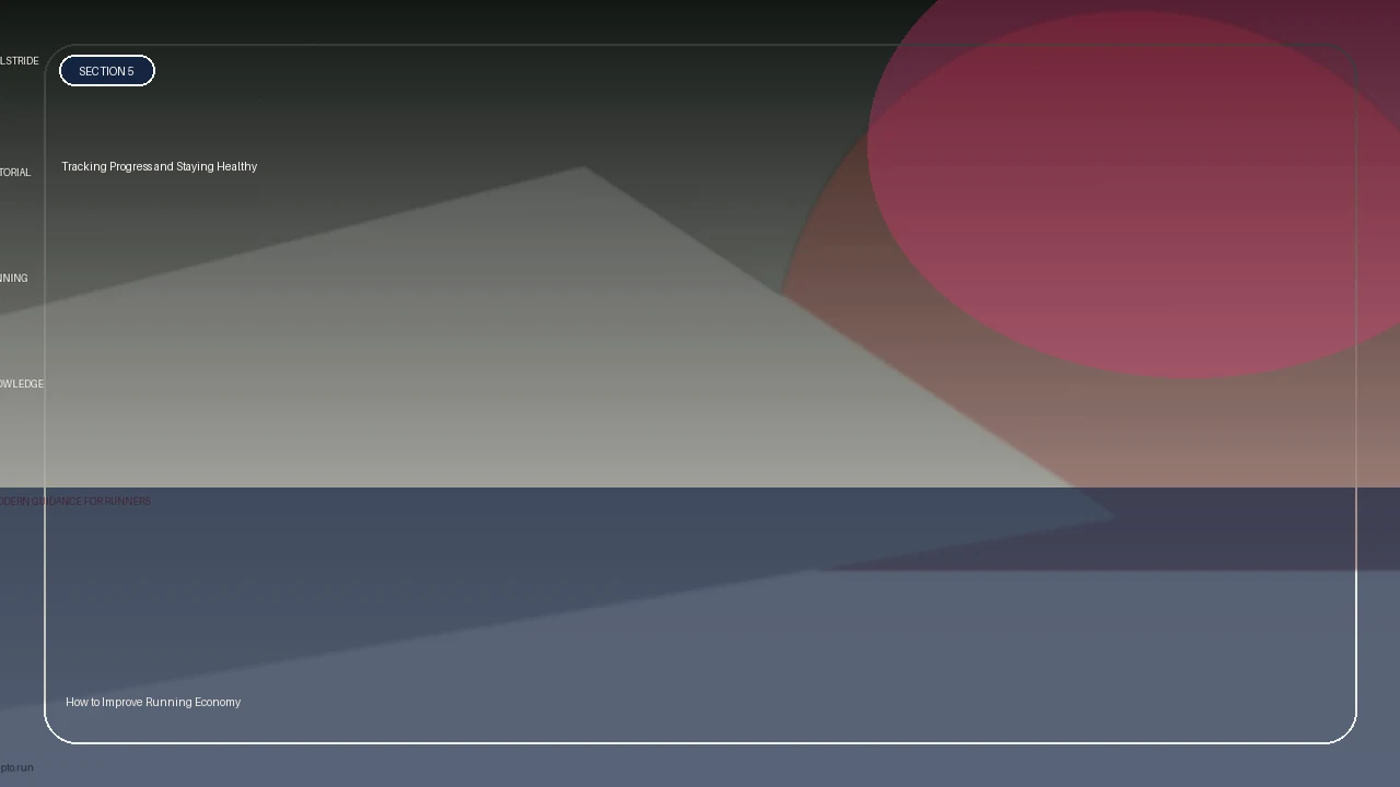 Tracking Progress and Staying Healthy supporting running article image