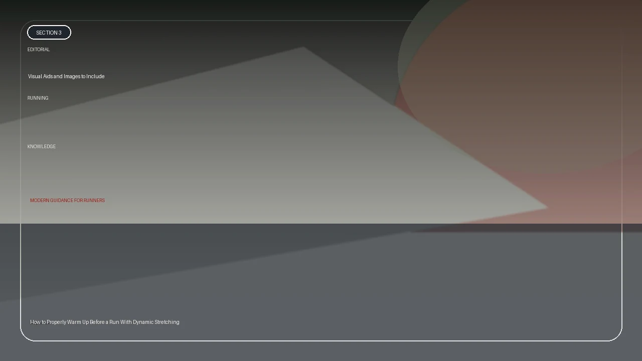 Visual Aids and Images to Include supporting running article image