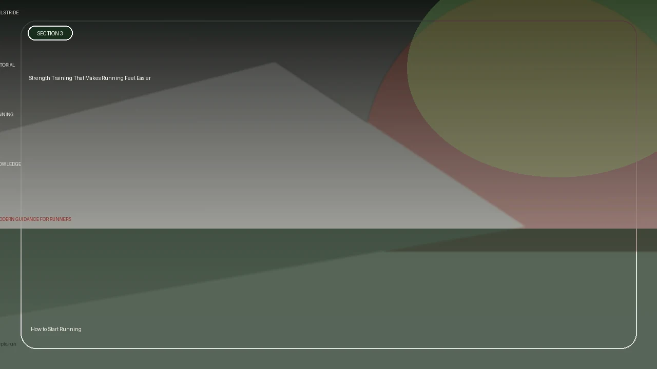 Strength Training That Makes Running Feel Easier supporting running article image