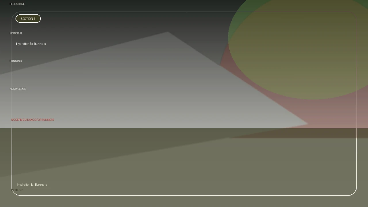 Hydration for Runners supporting running article image