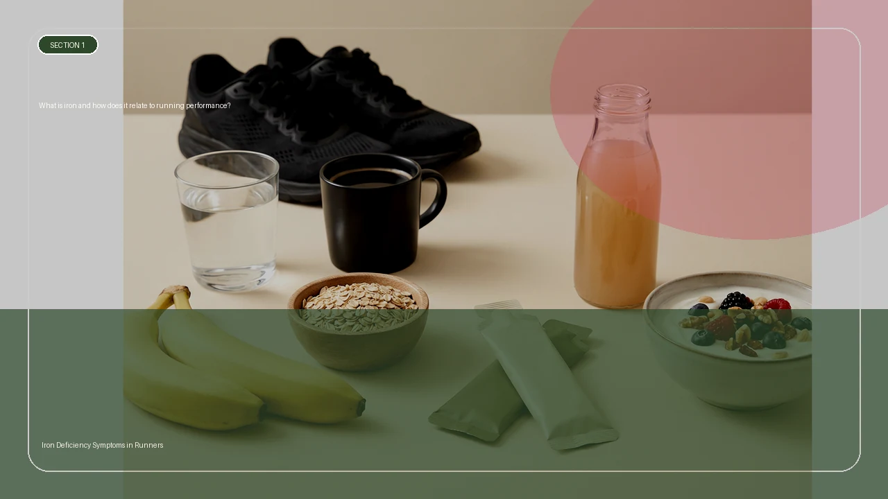 What is iron and how does it relate to running performance? supporting running article image