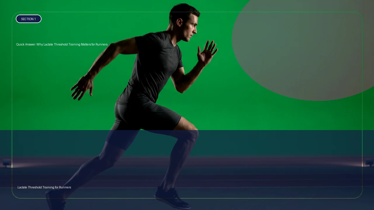 Quick Answer: Why Lactate Threshold Training Matters for Runners supporting running article image