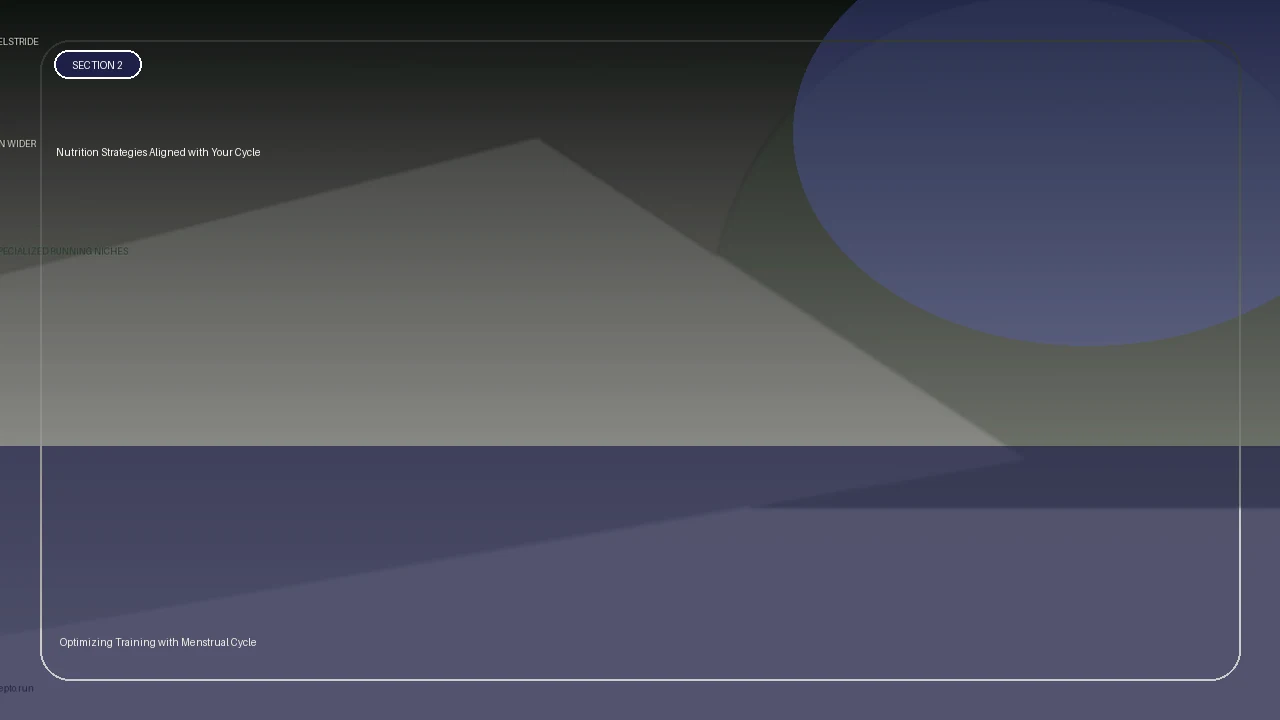 Nutrition Strategies Aligned with Your Cycle supporting running article image