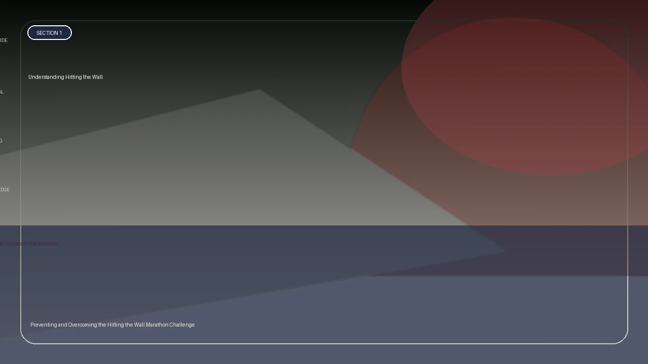 Understanding Hitting the Wall supporting running article image