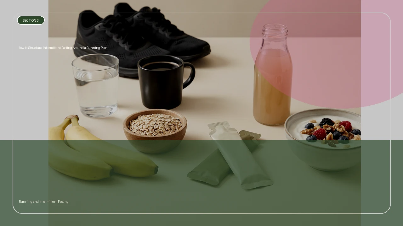 How to Structure Intermittent Fasting Around a Running Plan supporting running article image