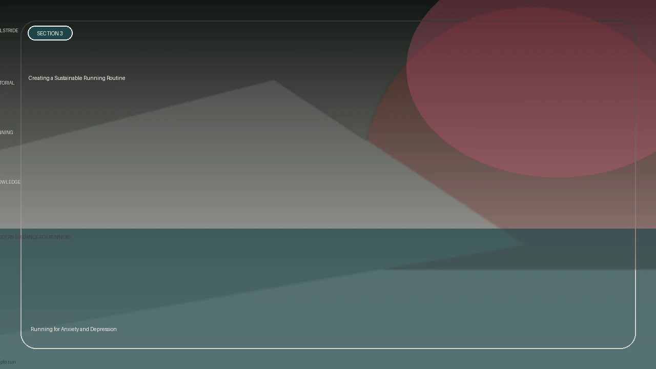 Creating a Sustainable Running Routine supporting running article image