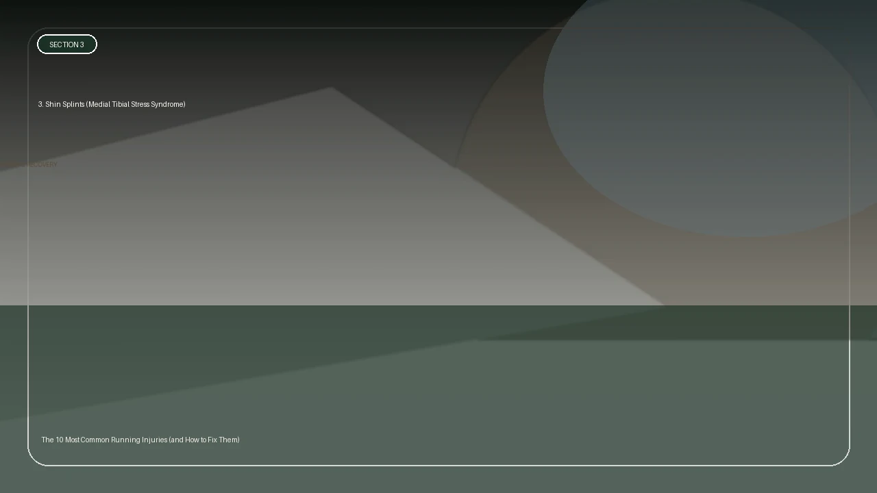 3. Shin Splints (Medial Tibial Stress Syndrome) supporting running article image