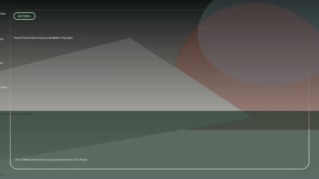 How to Prevent Running Injuries Before They Start supporting running article image