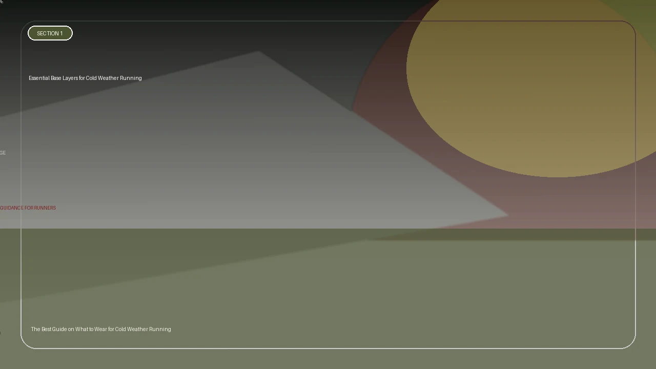 Essential Base Layers for Cold Weather Running supporting running article image