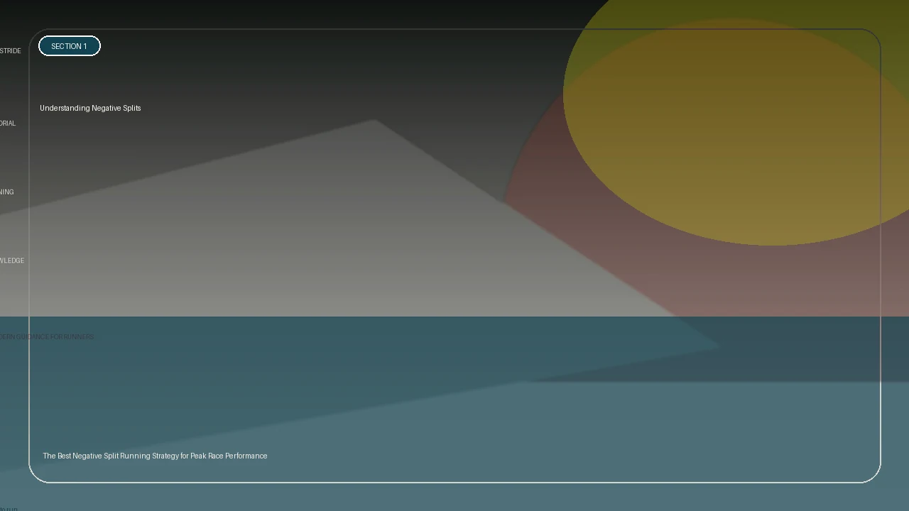 Understanding Negative Splits supporting running article image