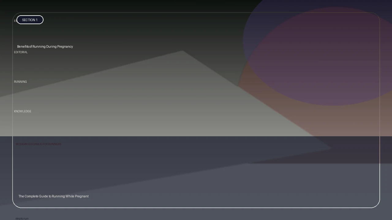 Benefits of Running During Pregnancy supporting running article image