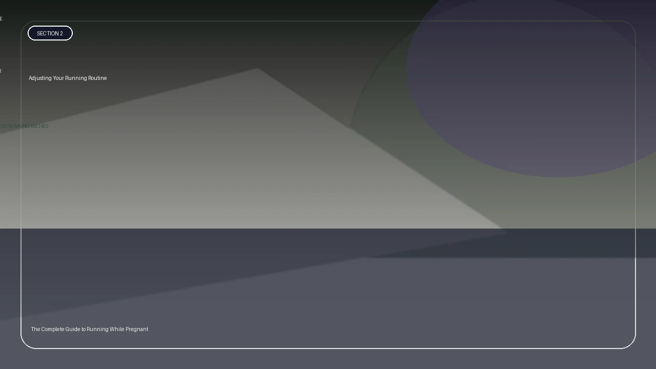 Adjusting Your Running Routine supporting running article image