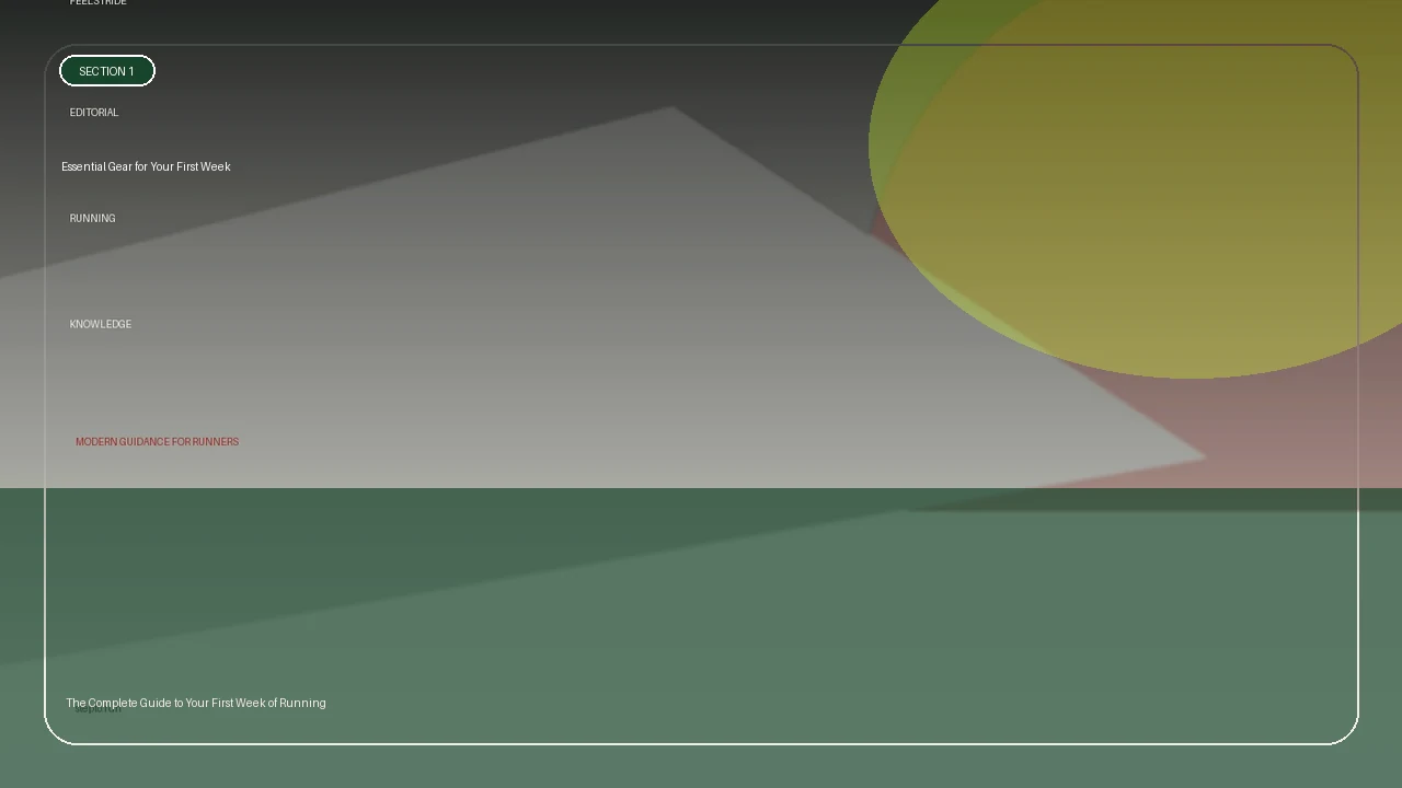 Essential Gear for Your First Week supporting running article image