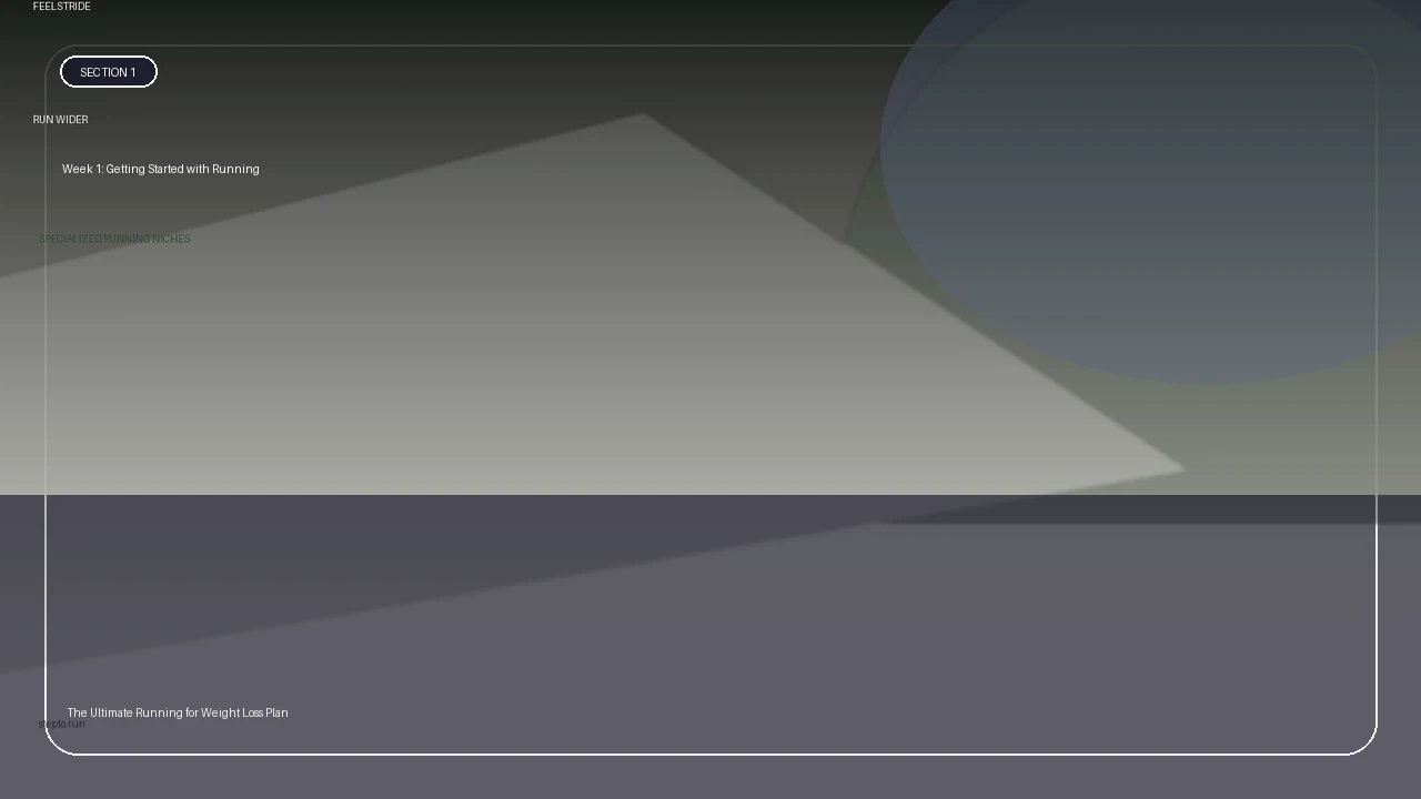 Week 1: Getting Started with Running supporting running article image