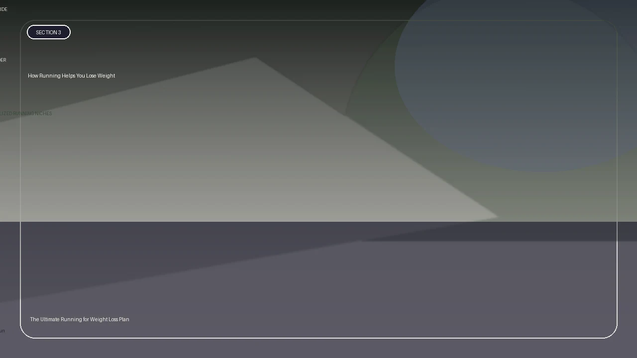 How Running Helps You Lose Weight supporting running article image