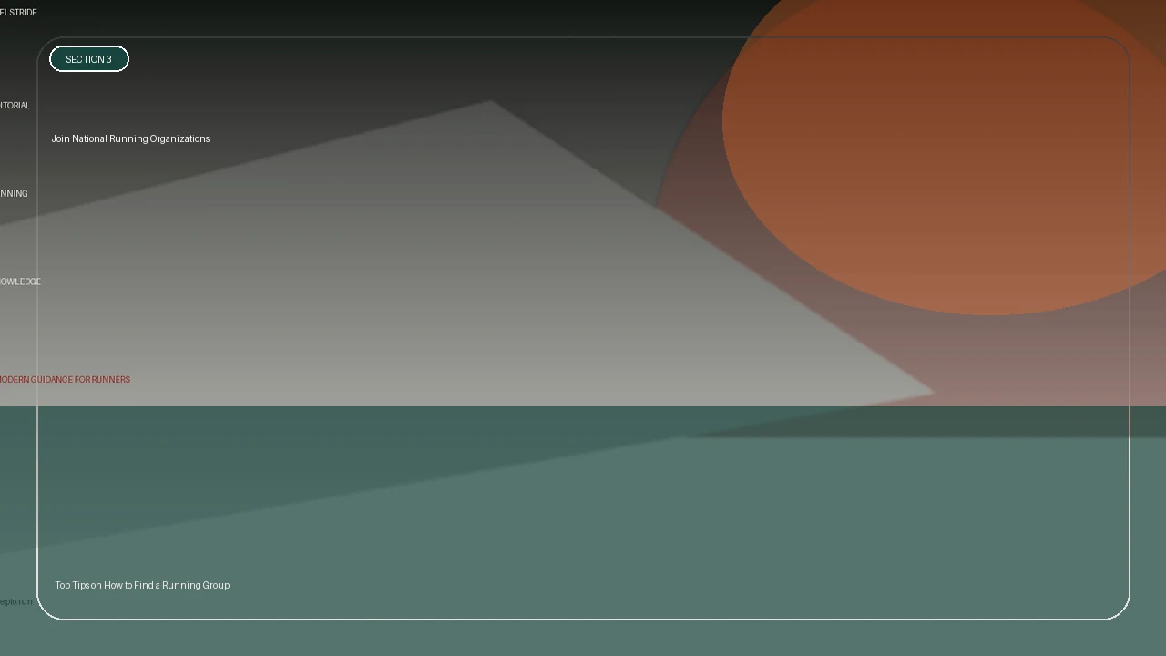 Join National Running Organizations supporting running article image