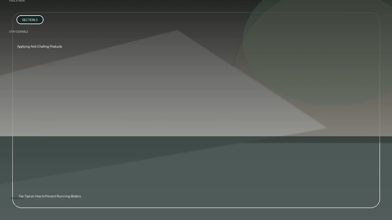 Applying Anti Chafing Products supporting running article image