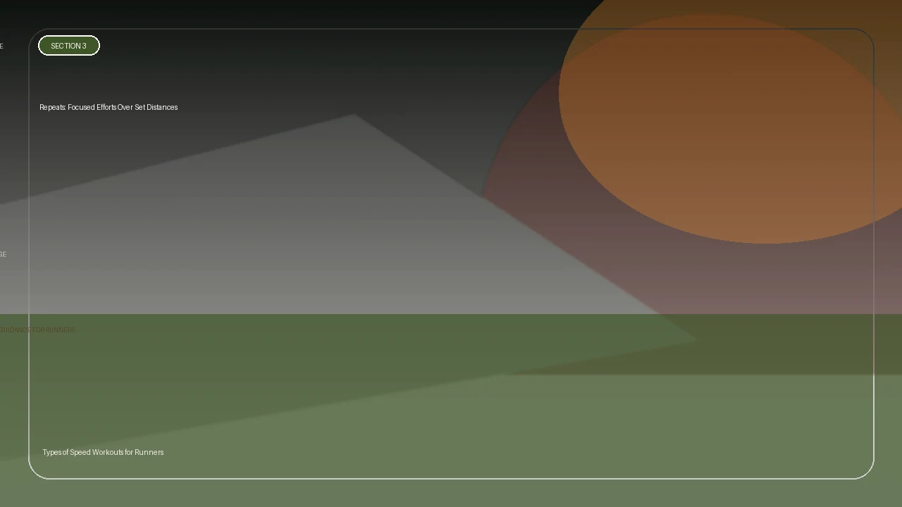 Repeats: Focused Efforts Over Set Distances supporting running article image
