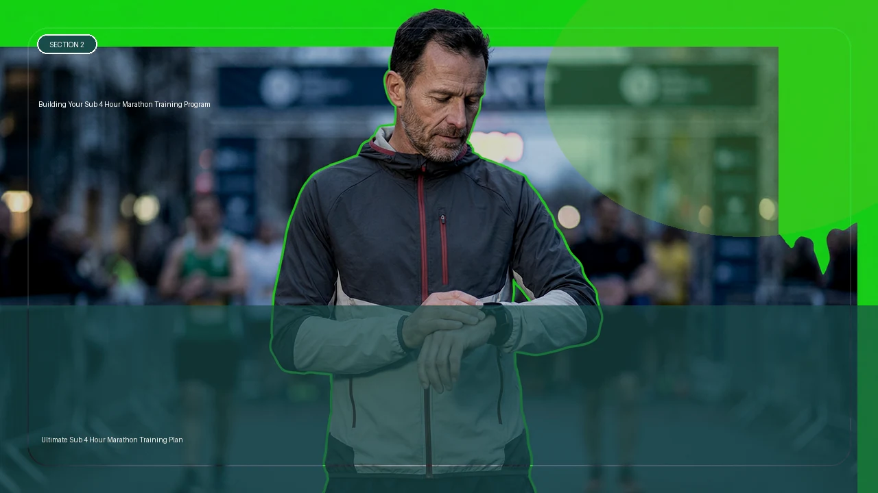 Building Your Sub 4 Hour Marathon Training Program supporting running article image