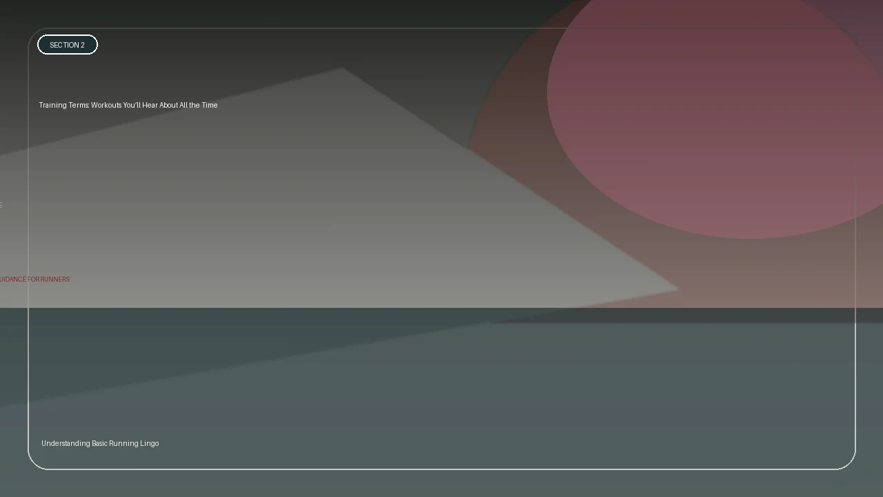 Training Terms: Workouts You’ll Hear About All the Time supporting running article image