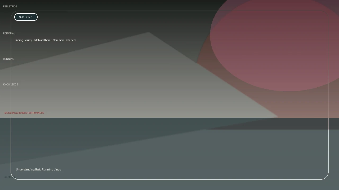 Racing Terms, Half Marathon &amp; Common Distances supporting running article image