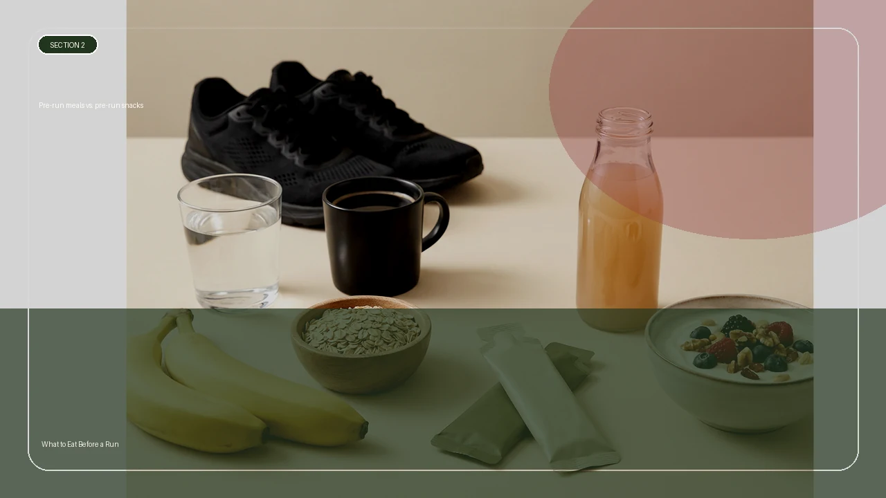 Pre-run meals vs. pre-run snacks supporting running article image